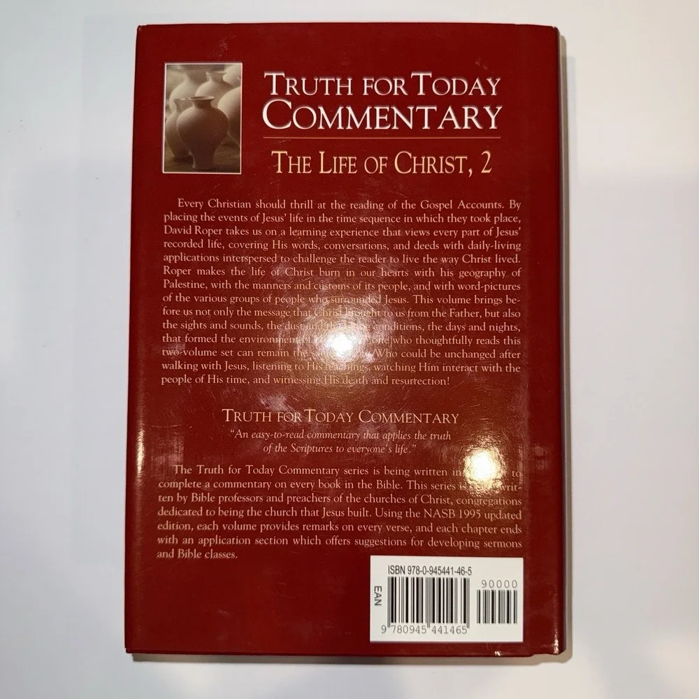 Truth for Today Commentary: The Life of Christ Volumes 1 & 2 Set David L. Roper